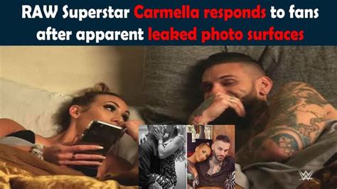 carmella wwe leak|WWE veteran reacts to Carmellas response to apparent leaked。